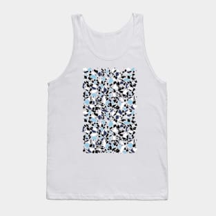 Terrazzo Spot Blues on Blush Tank Top